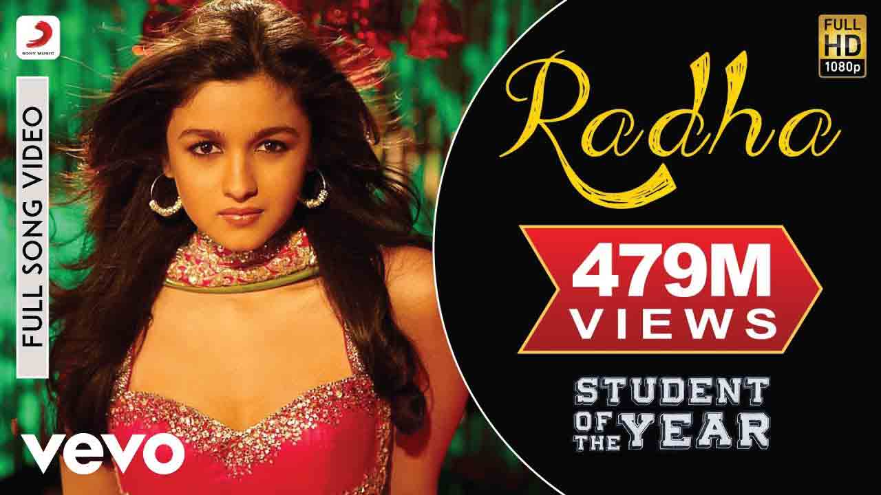 Radha Teri Chunri Lyrics Shreya Ghoshal (Student Of The Year) in Hindi, English radha teri chunri lyrics