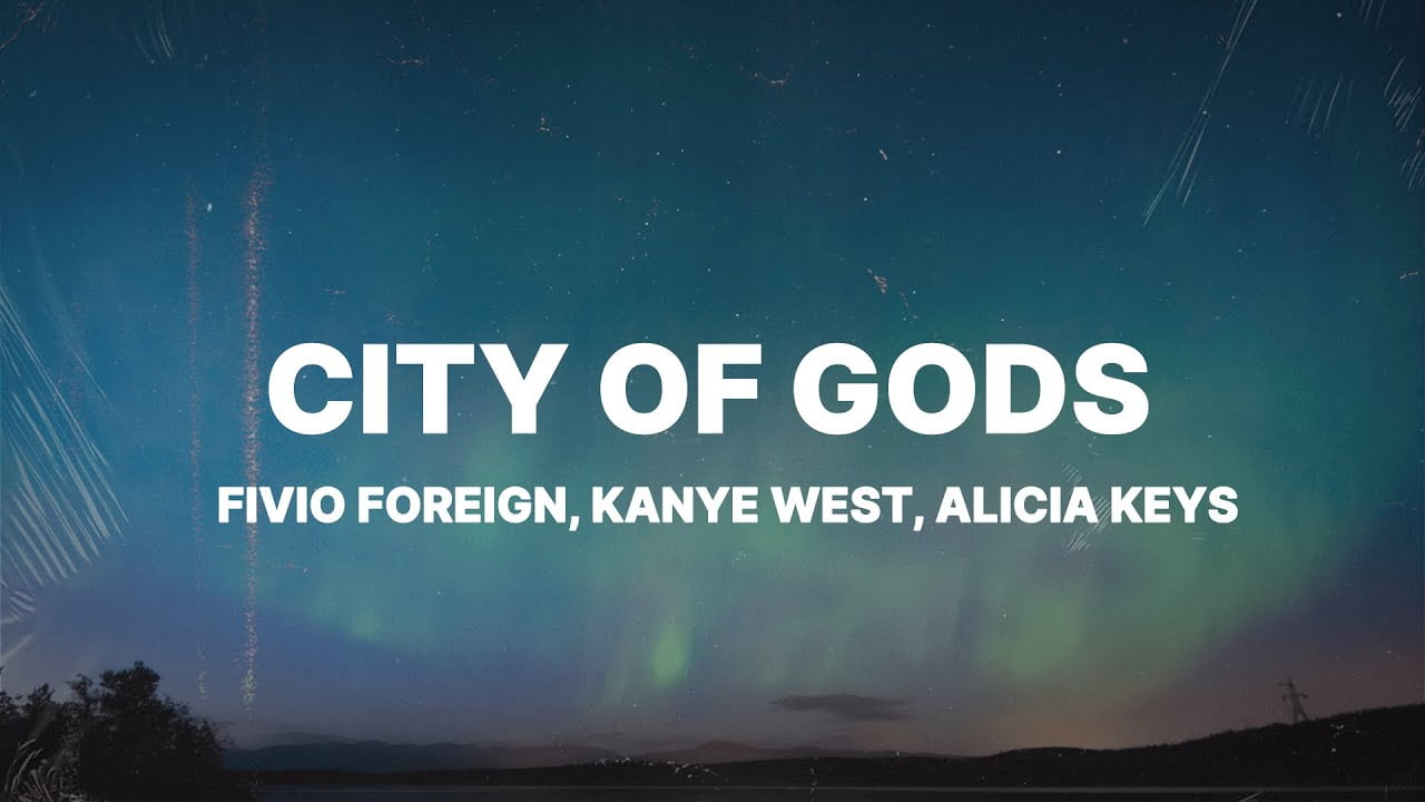 What are the lyrics to Kanye West's new song City of Gods?