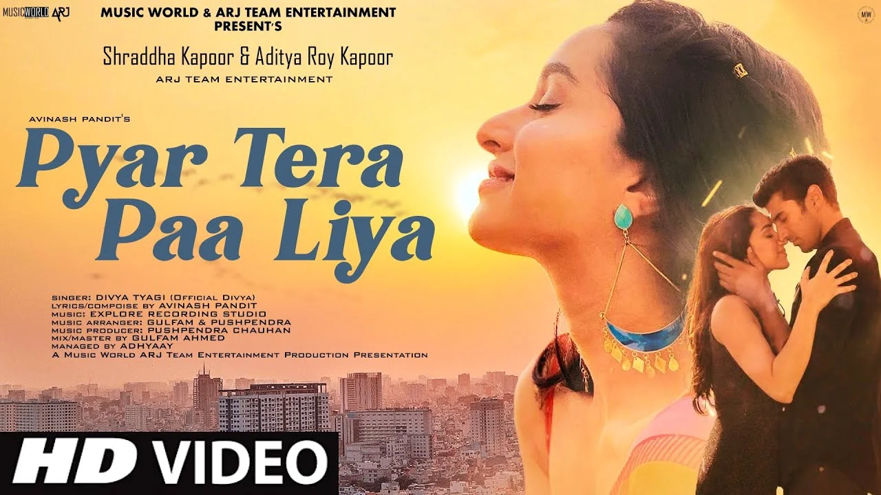 Pyar Tera Paa Liya Lyrics in Hindi, English – Divya Tyagi pyar tera paa liya lyrics