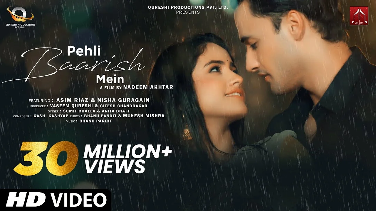 Pehli Baarish Mein Lyrics – Asim Riaz | Nisha Guragain pehli baarish mein lyrics